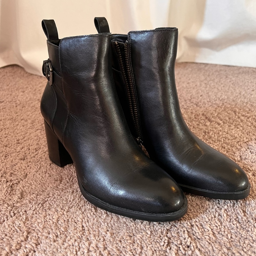 Black Ralph Lauren Booties